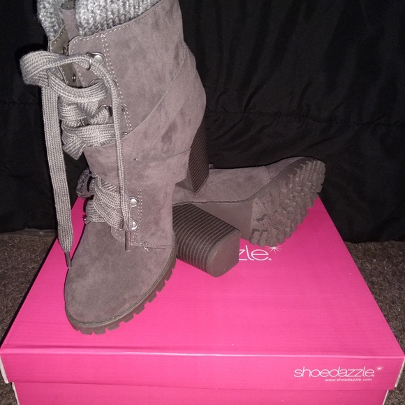 Gray booties - Picture 3 of 4